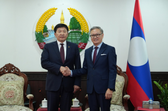 FM Meets Mongolian Road and Transport Minister